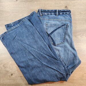 Lane Bryant Bootcut Jeans Size 22P Blue Plus Size Petite High Rise Stretch